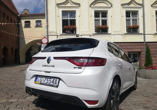 Renault Megane cena 75000 przebieg: 28500, rok produkcji 2019 z Grudziądz małe 562